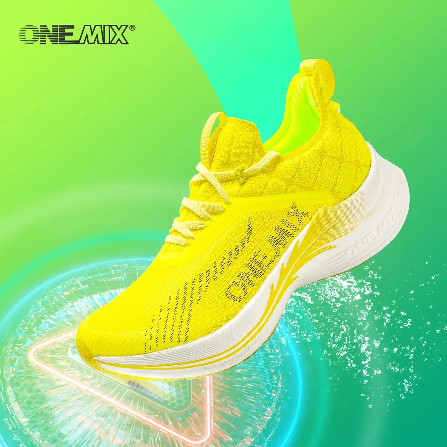 Carbon Plate Marathon Racing Shoes - ONEMIX Karbon Plakalı Maraton Koşu Yarış