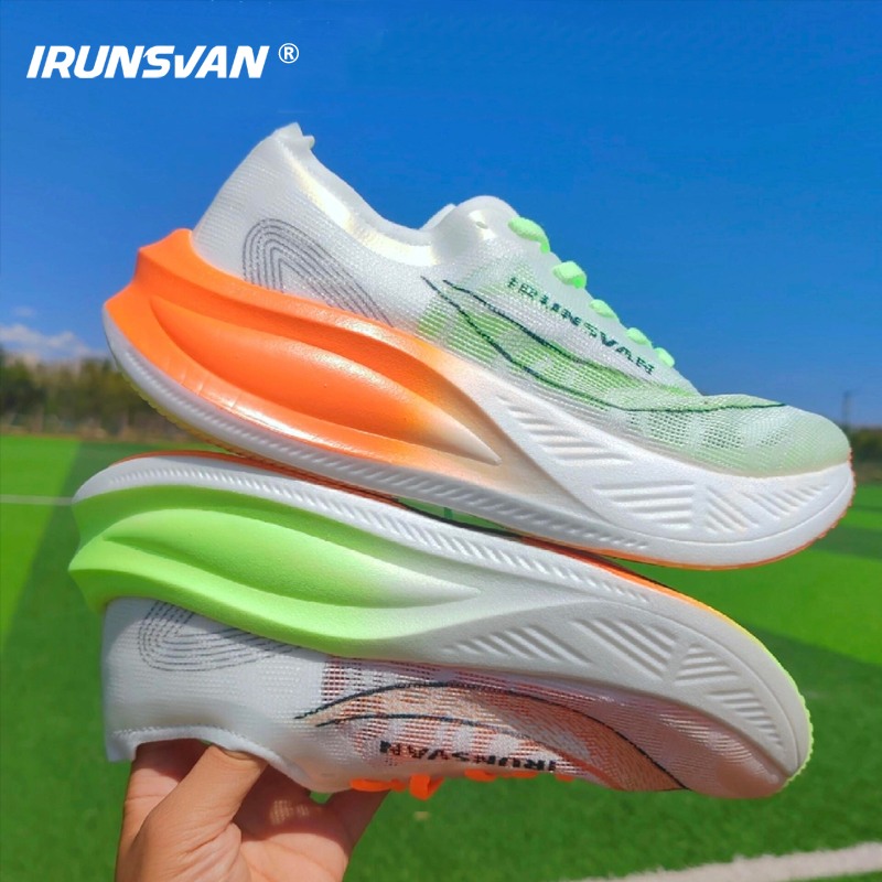 Carbon Plate Marathon Racing Shoes - IRUNSVAN Naylon Karbon Plakalı Profesyonel Maraton