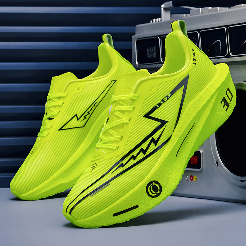 Lightweight Road Running Shoes - Erkek Koşu Ayakkabıları, Nefes Alabilen, Rahat,