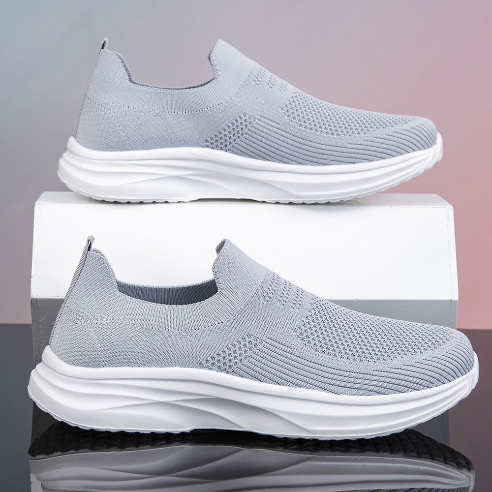 Shock Absorbing Gym Trainers - Erkek yürüyüş ayakkabısı hafif nefes alan