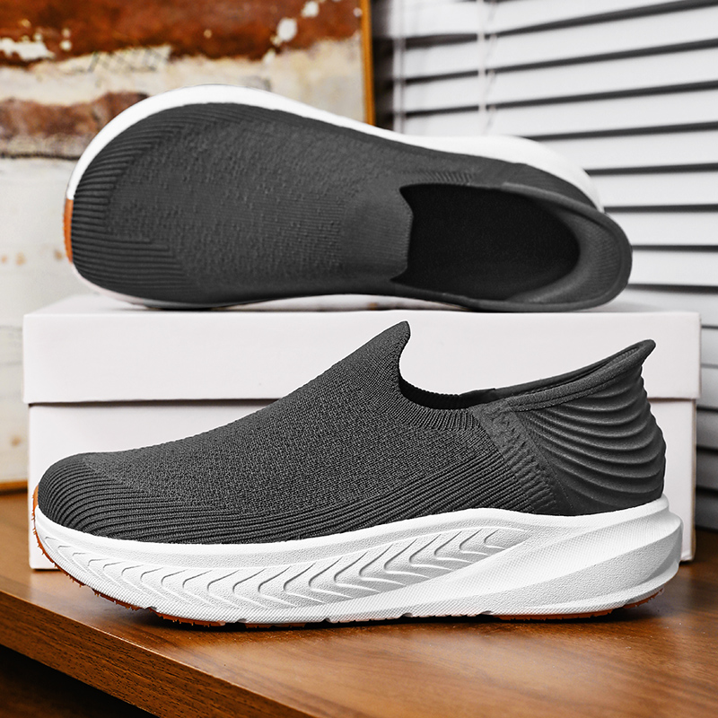 Wide Toe Box Running Sneakers - Erkek Slip-on Ayakkabıları Büyük Beden Geniş