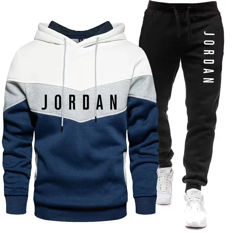 Sneakers - Erkekler Jordan Harfli Baskılı Eşofman Takımı
