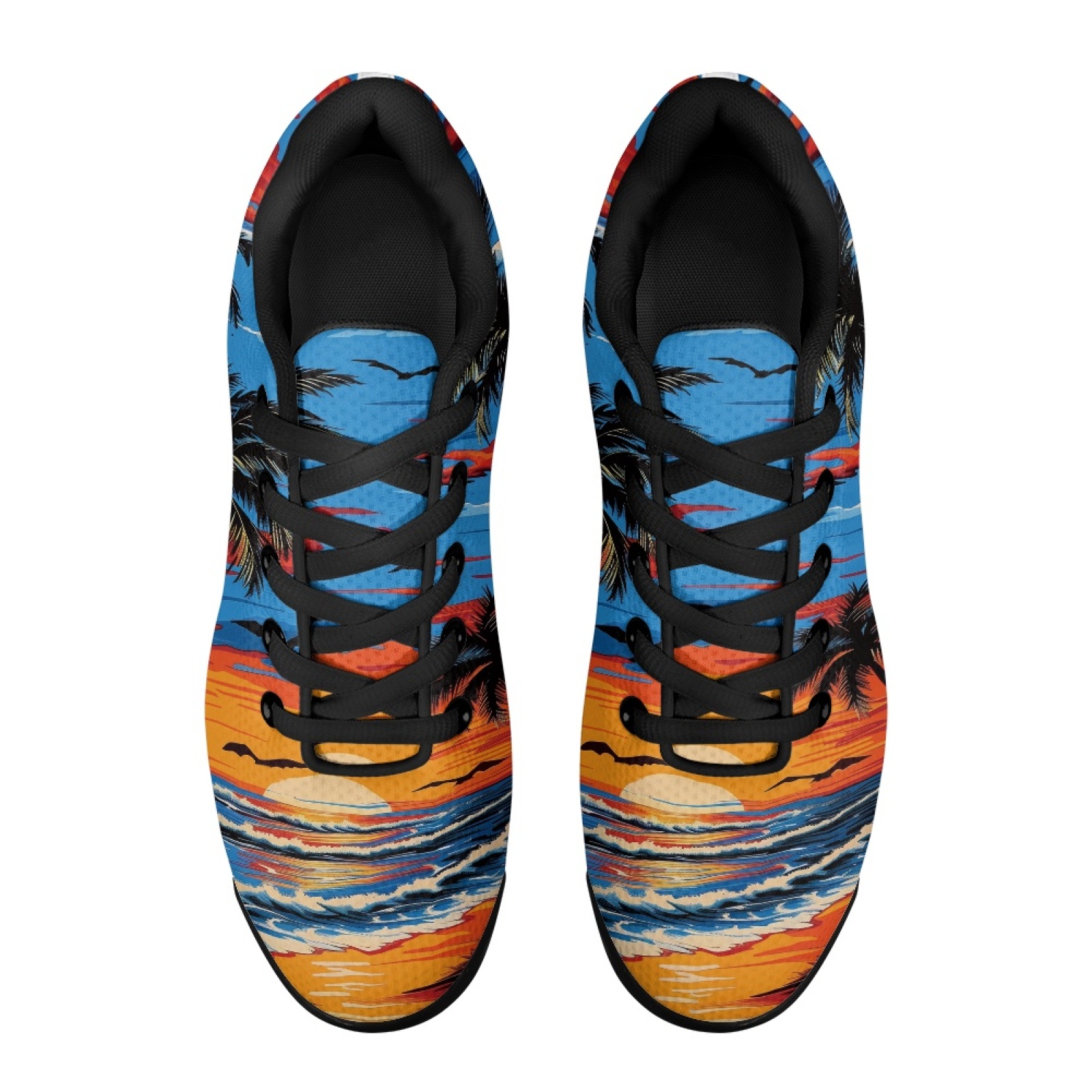 PENSTROLL Sunset Palm Trees Şı - Air Cushion Jogger Shoes Men incelemesi ve fiyatı