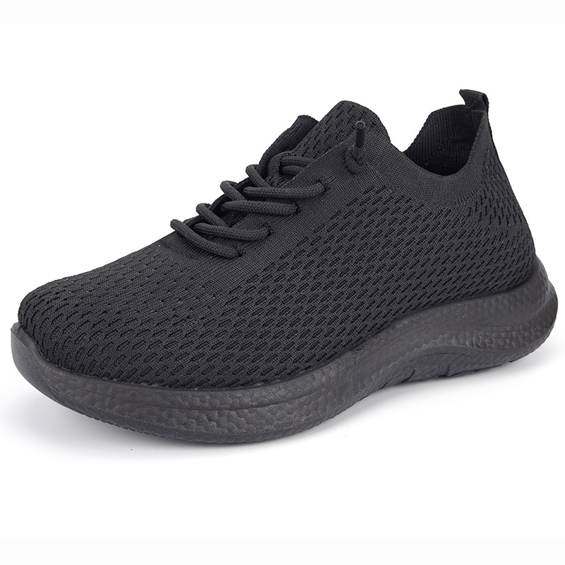 Yaz Bayanlar Nefes Örgü yürüyü - Knit Fabric Lace Up Sneakers incelemesi ve fiyatı