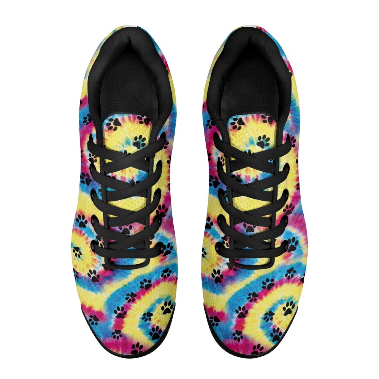 PENSTROLL Tie Dye Paw Print Da - Air Cushion Jogger Shoes Men incelemesi ve fiyatı